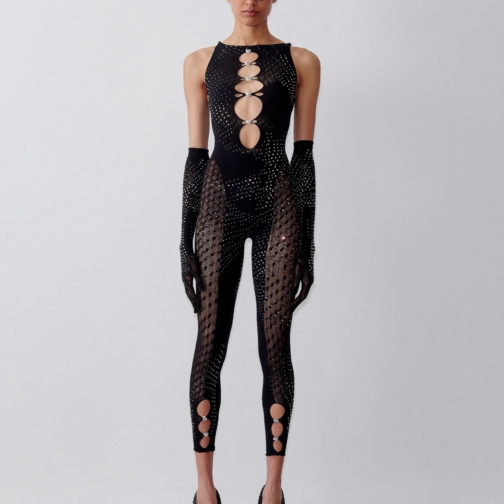 Postergirl Rhinestone Jumpsuit